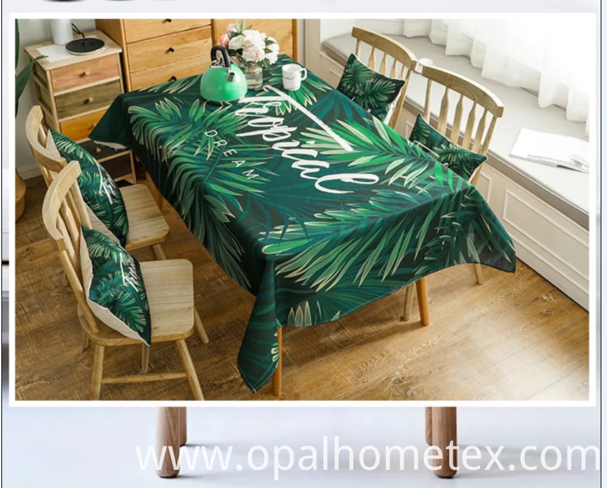 Printed Tablecloh For Home Textile